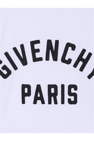white fabric t-shirt GIVENCHY KIDS | H3110910P